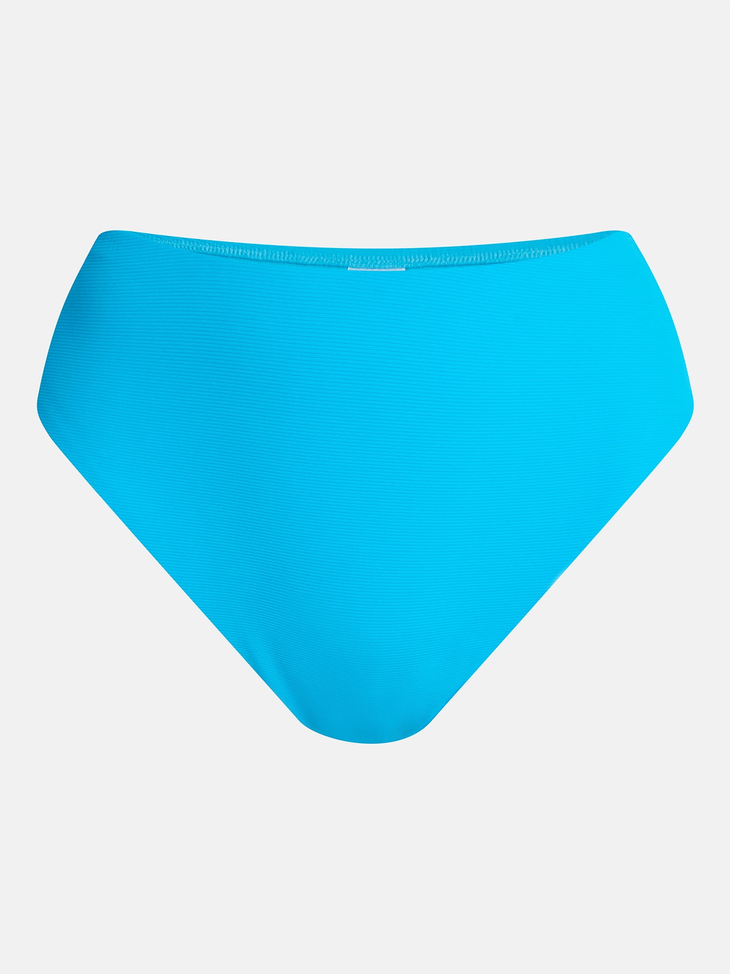 Time and Tru Women's and Women's Plus Ribbed Mid Rise Bikini Bottoms, Sizes XS-3X