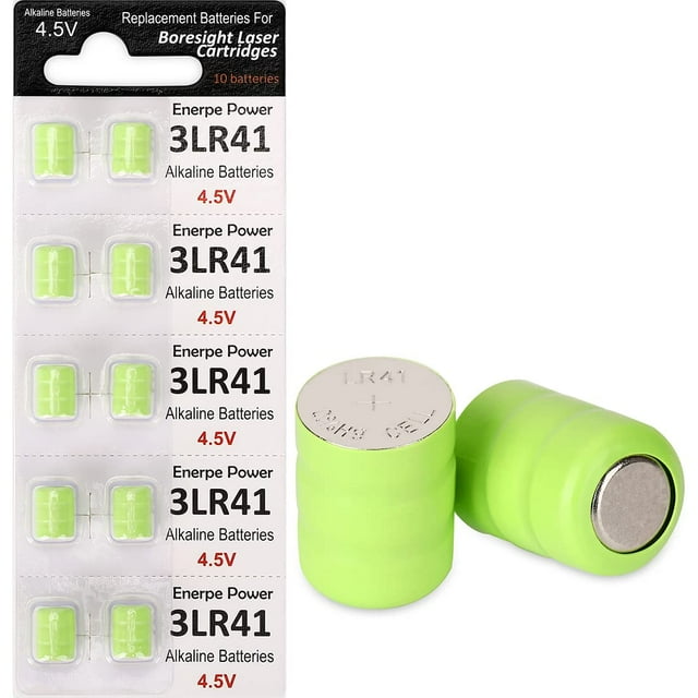 Baterías de repuesto Enerpe 3AG3/3LR41/3x392 4,5 V, paquete de 10