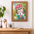 thumbnail image 3 of Cuadros Decorativos 5D diamante pintura animal completo redondo taladro bricolaje pared artesanía mosaico decoración Ndcxsfigh Nuevos Originales, 3 of 5