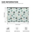 thumbnail image 3 of Zufioo Frog And Dragonflies Print DuPont Paper Portable Toiletry Bag, 8.9x6.5 inch Zippered Hand-held Paper Cosmetic Bag Storage Tool Kit, 3 of 7