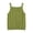 Green, variant on Girls' Hollow Out Tank Tops Cable Knit Heart Pattern Square Neck Sleeveless Summer Casual Camisole 90