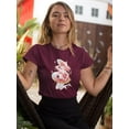 thumbnail image 2 of Anime Girl Enjoying Summer T-Shirt Women -Image by Shutterstock, Female Large, 2 of 4