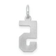 thumbnail image 3 of Auriga Fine Jewelry 925 Sterling Silver Satin Number 5 Charm Pendant for Women (L- 19mm, W- 7mm), 3 of 6
