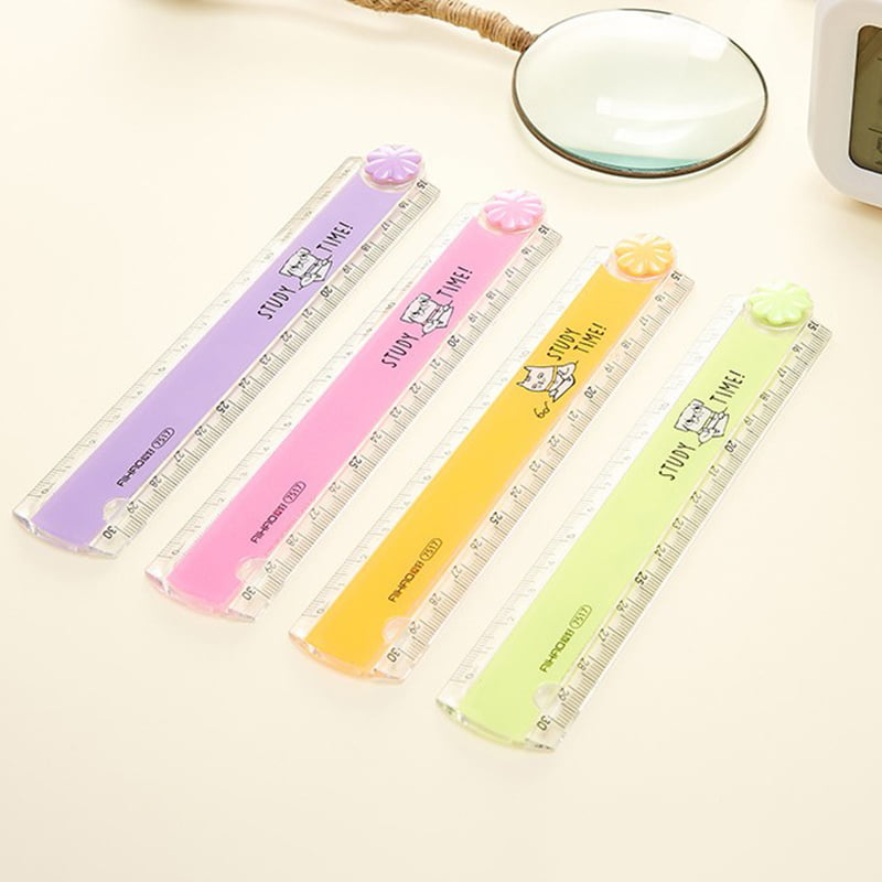 30CM Cute Folding Ruler Multifunction DIY Drawing Rulers Students Stationery 