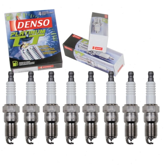 8 pc DENSO Platinum TT Spark Plugs compatible with Chevrolet Suburban 2500 6.0L 8.1L V8 2000-2013