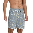 thumbnail image 2 of Sikiie Sleep Rabbit Mens Pajama Shorts, Lightweight Lounge Pant with Pockets Soft Sleep Pj Shorts for MenXX-Large, 2 of 6