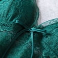 thumbnail image 6 of Sleepwear Sets for Women Lace Cami Tops with Removerable Pad Matching Short Silky Lounge Pajama Set Green M, 6 of 9