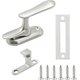 thumbnail image 2 of Door Latch Rotating Latch Stainless Steel Look Window - High Low Pin Latch Anti-Theft Door Latch Door Lock, Stainless Steel Door Hardware, Fits Most D, 2 of 4