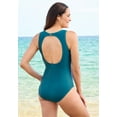 thumbnail image 2 of Swim 365 Women's Plus Size High-Neck One Piece, 2 of 3
