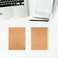 thumbnail image 3 of SHISUYAN 2 Pcs Index Page Divider Plastic Colorful Classification Page Tab for Notebook Memo (A5), 3 of 8