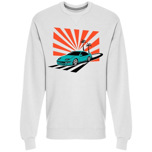 Drift Car, Driving Sweatshirt Men -Image by Shutterstock, Male XX-Large