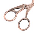 thumbnail image 4 of Vintage Stainless Steel Eyebrow Scissors Hair Trimming Scissors Eyebrow Trimmer with Crane Shape Design for Home Makeup Tool, 4 of 7