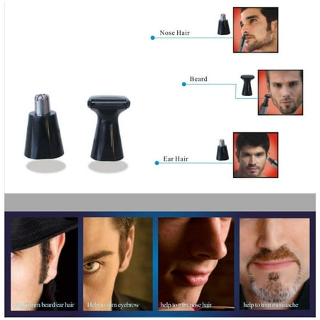 Beauty Bargain Nose and Ear Hair Trimmer - Get Rid of Unwanted (Best Way To Get Rid Of Pubic Hair Men)