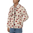 thumbnail image 3 of Naloa Ladybug With Mushroom Men’s Hoodies, Zip up Hoodie, Sweatshirts,Hoodies for Men Sizes S-3XL-Medium, 3 of 5