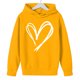 thumbnail image 3 of Sudadera con capucha y estampado de corazón de San Valentín, sudadera de manga larga para niños y niñas, chaqueta para niñas de talla mediana y grande., 3 of 7