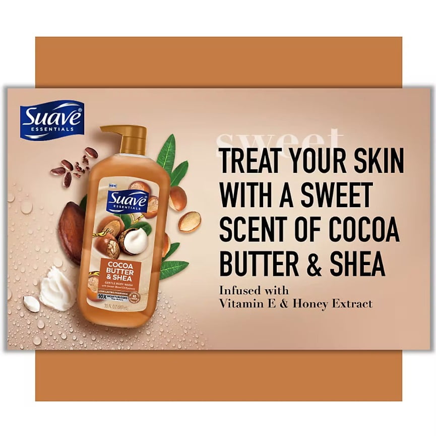 Suave Essentials Gentle Body Wash Variety Pack, 3 pk./30 oz.