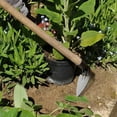 thumbnail image 3 of All-Steel Hardened Hollow Garden Hoe,Sharp Garden Weeding Tools,Portable Household Vegetable Garden Shovel,Ergonomic Weeding Tool,Hand Plow Hoes for Backyard Lawn Yard & Farm, 3 of 3