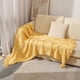 thumbnail image 4 of Mantas para sofá, manta tejida con textura, 50 x 60 pulgadas, manta decorativa súper suave y cálida con borlas para sofá, cama, sofá y sala de estar, 4 of 5