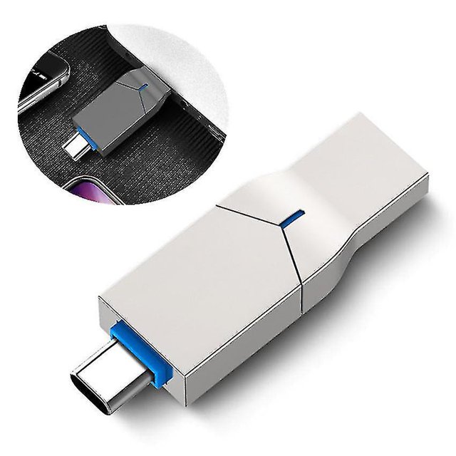 Unidad Flash Universal de Disco U YONGSHENG Alta Velocidad USB 3.0 OTG Tipo C 16GB 32GB Plata