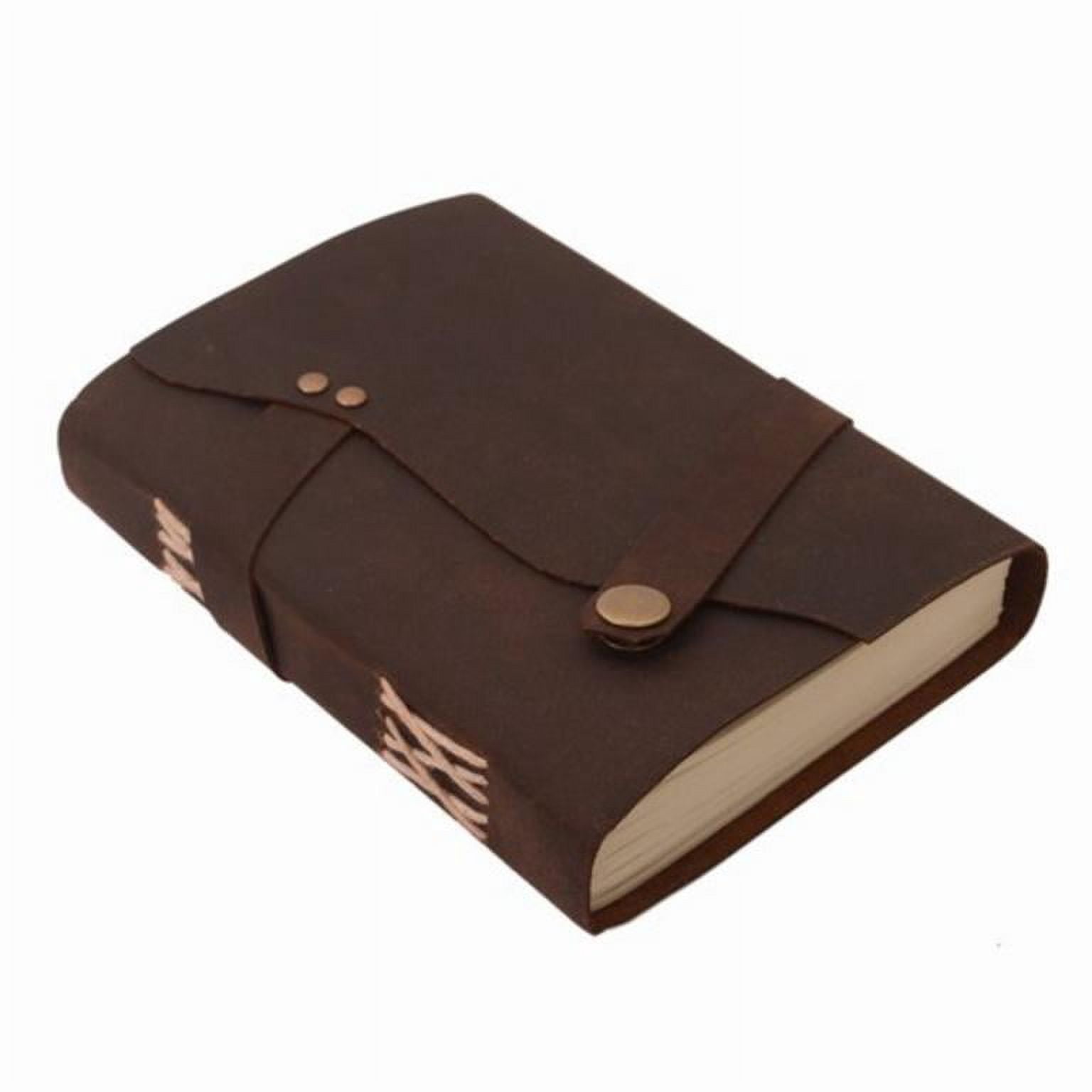 Handmade Buffalo Strap Button Leather Journal Unique Leather Writing Book Notepad Best Gift Idea.