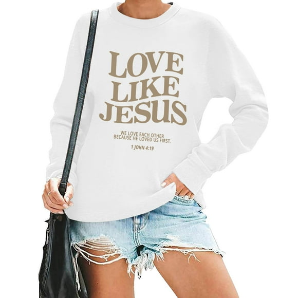 WILLBEST hoodies Womens Daily Home Outdoor Workout Solid Long Sleeve O Neck T Shirt Top Printed Sweatshirt mexican hoodie