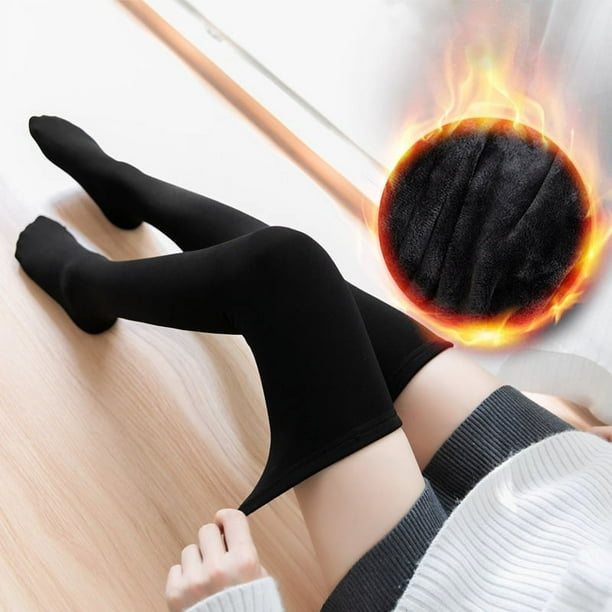 Calcetines largos de terciopelo acolchados hasta la pantorrilla para otoño e invierno, calcetines largos de nieve para niños, calcetines hasta la rodilla para mujer, calcetines cálidos para el suelo
