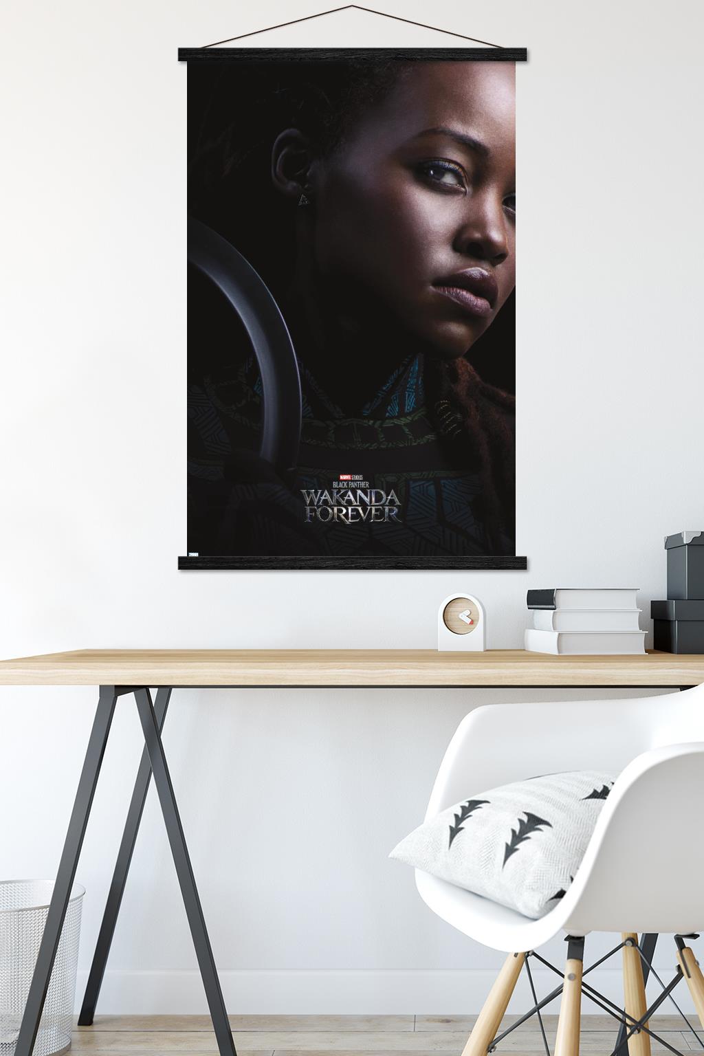 Marvel Black Panther: Wakanda Forever - Nakia One Sheet Wall Poster with Magnetic Frame, 22.375" x 34"