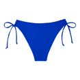thumbnail image 4 of UAYOTSE Women's Smoothies Brasilia Solid Tie Side Cheeky Bikini,S Blue, 4 of 9