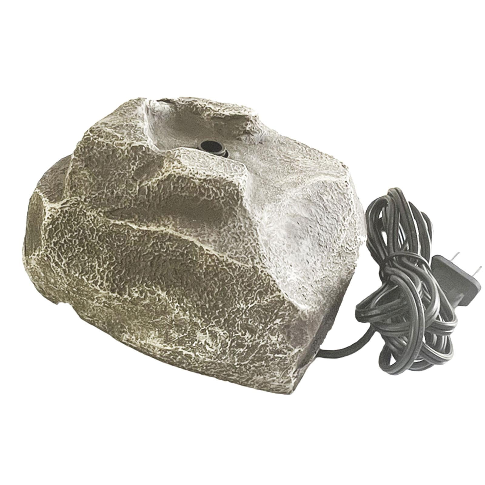 Bird Bath Water Fountain Rock Waterfall Lightweight for Bird Bath Aquariums Water Fountain for Home Office Lawn Pond Outdoor