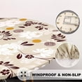 thumbnail image 5 of Round Tablecloth Stretch Round Fitted Tablecloth with Elastic Spandex Table Cloth Round Cover Washable Dining Table Protector for Indoor Outdoor Round Dining Table, 5 of 6