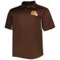 thumbnail image 2 of Men's Brown Cleveland Browns Big & Tall Team Color Polo, 2 of 4