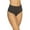 Black, variant on Felina Women's Fusion Waist Shapewear Thong (Black, Small)