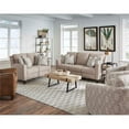 thumbnail image 3 of Southern Motion Happy Note Fabric Power Headrest Reclining Loveseat in Cream, 3 of 3