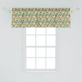 thumbnail image 2 of Ambesonne Fruits Window Valance, Hibiscus Flowers and Banana, 54" X 18", Multicolor, 2 of 3