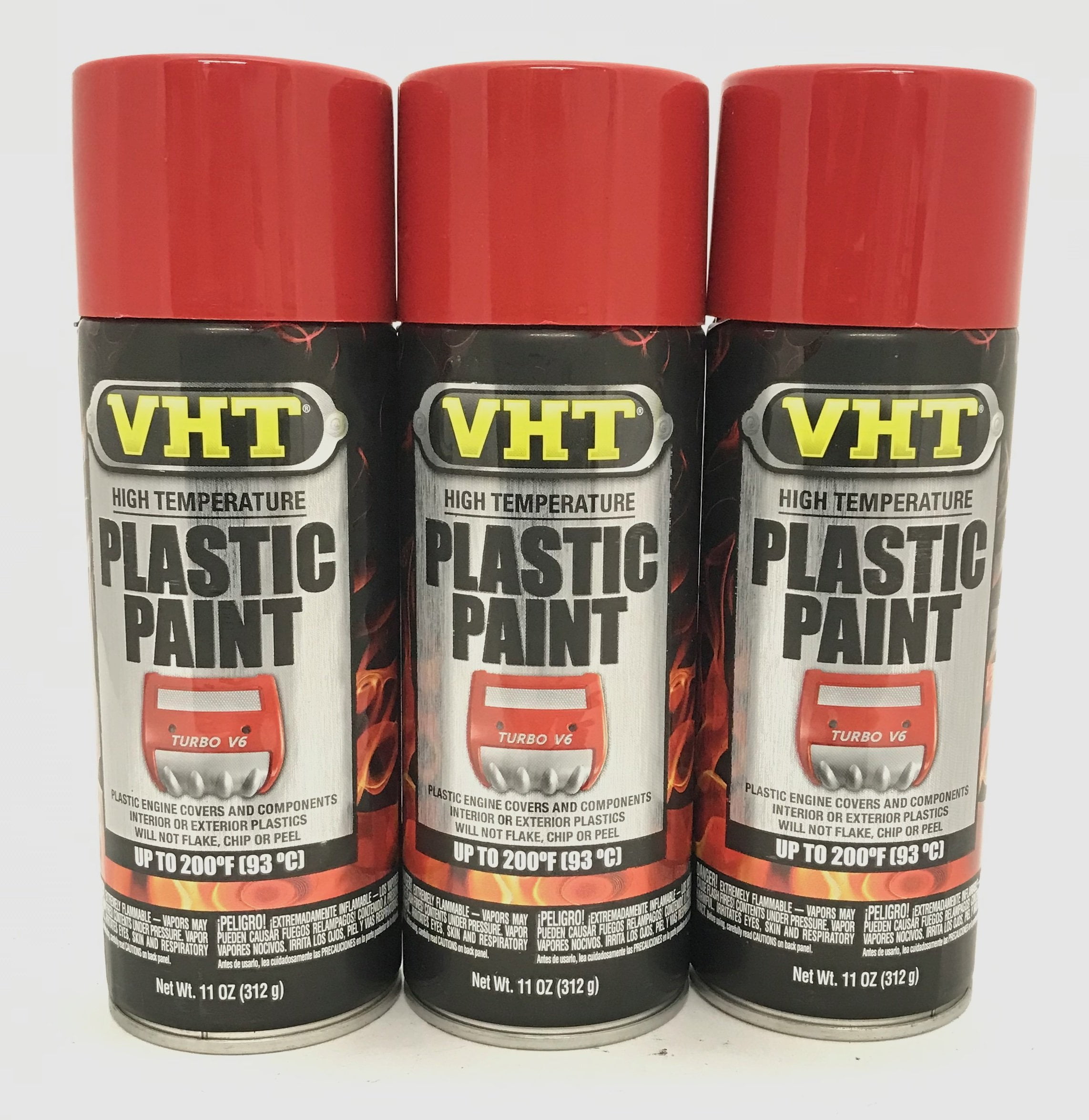 VHT SP8213 PACK GLOSS RED High Temperature Plastic Paint 11 oz