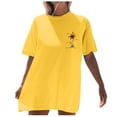 thumbnail image 2 of Womens Casual Summer T Shirts Short Sleeve Graphic Print Vacation Tees 2026 Crew Neck Lightweight Going Out Tops, 2 of 7