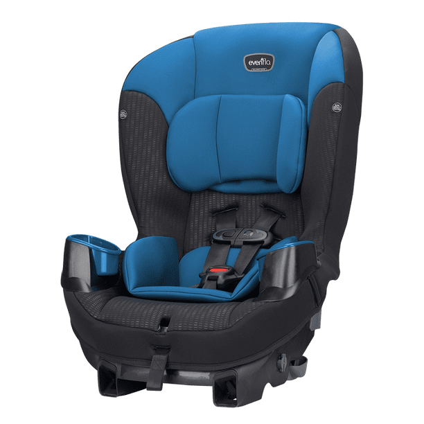 Evenflo Sonus65 Harness Convertible Car Seat Two Tone Blue And Black Com - Evenflo Car Seat Rear And Front Facing