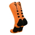 thumbnail image 2 of TCK Midline Lacrosse Logo Crew Socks - Neon Orange Black, 2 of 2