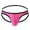 Hot Pink, variant on Men's Underwear Low Waist Breathable Nylon Solid Pants, XL, YE2