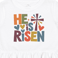 thumbnail image 4 of Inktastic He is Risen Religious Inspirational Girls Toddler Dress, 4 of 5