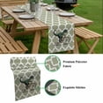 thumbnail image 5 of Morocco Sage Green Table Runner - 48 Inch Long, Kitchen Dining Table Runner Dresser Scarves, Cute Dinosaur Bike Vintage Farmhouse Decor for Coffee Tables Wedding Party Banquet, 5 of 8