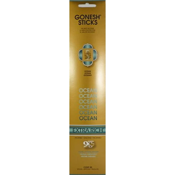 Bâtonnets d’encens Gonesh – Océan Paq. de 20