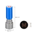 thumbnail image 2 of Uxcell Letter Stamps Self Inking Character M Plastic Small Alphabet Stamps Initial Stamp Mini Stamper Set, Blue Shell, 2 of 4