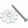 thumbnail image 1 of Botón en forma de roseta con tornillo UNITED STATES HDW D-140B de plástico, 1 of 1