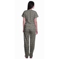 thumbnail image 4 of Moomaya Womens Printed Tee and Pajama Set PJs,Short Sleeve Sleepwear Nightwear Loungewear S-XXL, 4 of 7