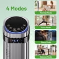 thumbnail image 5 of Atilioo Tower Fan with Remote, 35" Bladeless Standing Floor Fan with 5 Speeds, 64° Oscillation,12H Timer, Quiet Operation & Sleep Mode, Gray, 5 of 9
