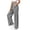 Gray, variant on PWPSG Women's Wide Leg Sweatpants High Waist Drawstring Casual Lounge Pants with Pockets Ankle Slit