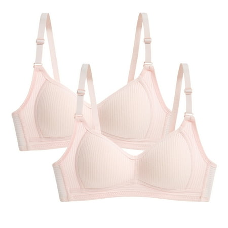 

Youmylove 2Pc Women Sexy Simple Stripe Adjustable Shoulder Strap Underwire Underwear Bra Ladies Lingeries