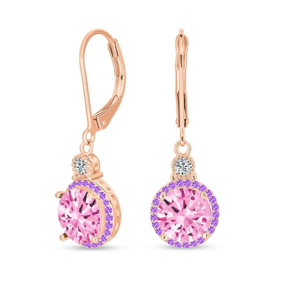 Bling Jewelry Womens 3.5CT Silver Plated Dangle Chandelier Earrings with CZ Halo