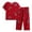 Red, variant on TJAZFJPA Concert Outfits Women 2 Piece Linen Outfit Sets Cotton Short Sleeve Shirt Wide Leg Trousers Pant Two Pieces Tracksuit White Pants Suit for Women Sexy Outfits for Women